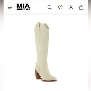 MIA DAKOTA COWGIRL BOOT - IVORY